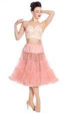 Deluxe petticoat/skørt, coral